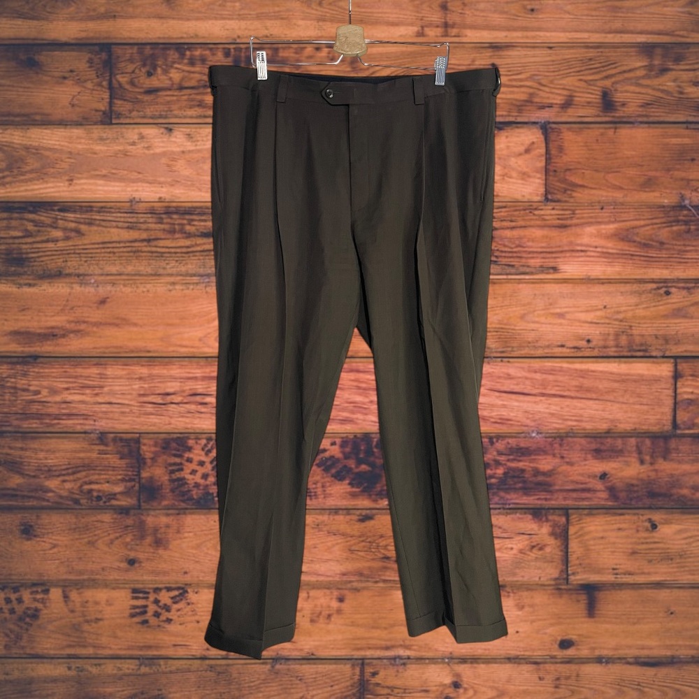 5 for $25🔥Haggar Brown Trouser Dress Pants Size 42X30
